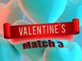 Παιχνίδι Valentine's Match 3 σε απευθείας σύνδεση