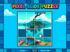 Παιχνίδι Pixel Slide Puzzle σε απευθείας σύνδεση