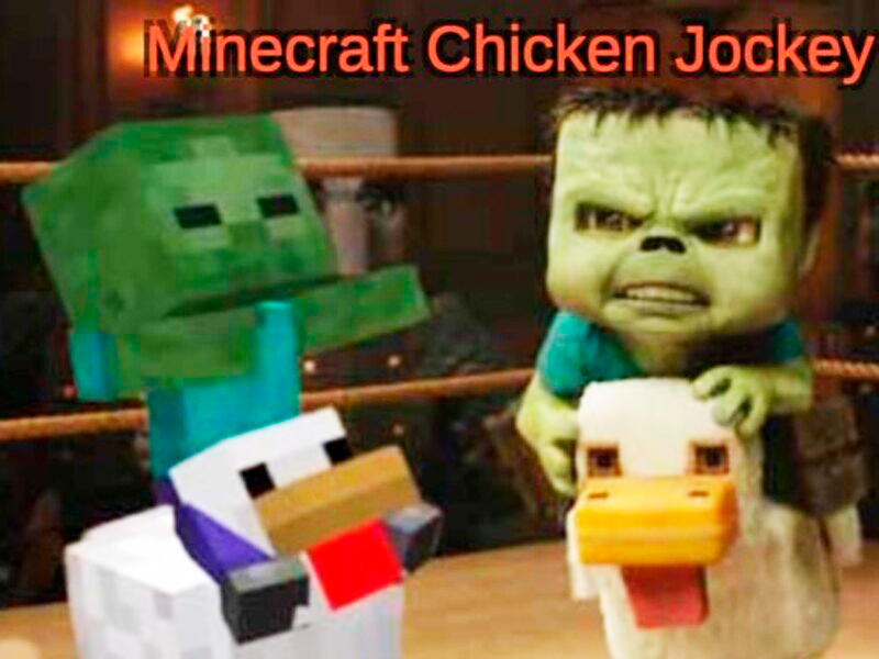 Παιχνίδι Minecraft κοτόπουλο jockey σε απευθείας σύνδεση