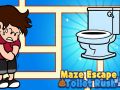 Παιχνίδι Maze Escape τουαλέτα βιασύνη σε απευθείας σύνδεση
