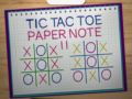 Παιχνίδι Τικ Τακ Τό Paper Note 2 σε απευθείας σύνδεση
