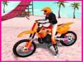 Παιχνίδι Motocross Άλμα Ποδηλάτου στη Παραλία σε απευθείας σύνδεση