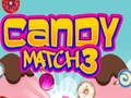 Παιχνίδι Candy Match 3 σε απευθείας σύνδεση