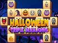 Παιχνίδι Τριπλό Mahjong του Halloween σε απευθείας σύνδεση