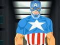 Παιχνίδι Ντύσιμο του Captain America σε απευθείας σύνδεση Παιχνίδι Ντύσιμο του Captain America σε απευθείας σύνδεση