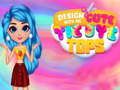 Παιχνίδι Σχεδίασε μαζί μου χαριτωμένα tops tie dye σε απευθείας σύνδεση