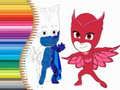 Παιχνίδι Βιβλίο ζωγραφικής PJ Masks σε απευθείας σύνδεση Παιχνίδι Βιβλίο ζωγραφικής PJ Masks σε απευθείας σύνδεση