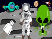 Παιχνίδι Stickman στο διάστημα σε απευθείας σύνδεση