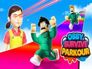 Παιχνίδι Ο Obby επιβιώνει το Parkour σε απευθείας σύνδεση