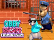 Παιχνίδι Obby Escape: Χορός αρουραίων φυλακών σε απευθείας σύνδεση