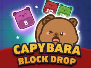 Παιχνίδι Πτώση μπλοκ Capybara σε απευθείας σύνδεση