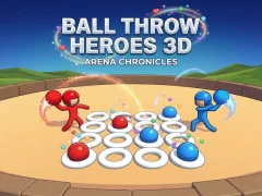Παιχνίδι Ball Throw Heroes 3D σε απευθείας σύνδεση