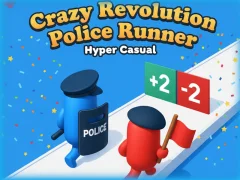 Παιχνίδι Crazy Revolution Police Runner : Hyper Casual σε απευθείας σύνδεση
