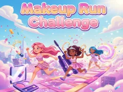 Παιχνίδι Makeup Run Challenge σε απευθείας σύνδεση