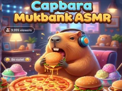 Παιχνίδι Capybara Mukbang ASMR σε απευθείας σύνδεση