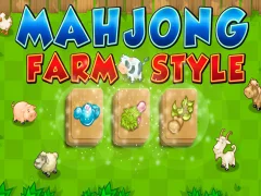 Παιχνίδι Mahjong Farm Style σε απευθείας σύνδεση