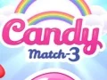 Παιχνίδι Candy Match 3 σε απευθείας σύνδεση