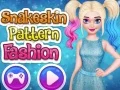 Παιχνίδι Μόδα με σχέδιο από δέρμα φιδιού σε απευθείας σύνδεση