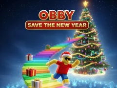 Παιχνίδι Obby Save the New Year σε απευθείας σύνδεση