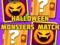 Παιχνίδι Halloween Monsters Match σε απευθείας σύνδεση Παιχνίδι Halloween Monsters Match σε απευθείας σύνδεση