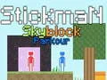 Παιχνίδι Stickman Skyblock Parkour σε απευθείας σύνδεση
