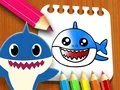 Παιχνίδι Βιβλίο χρωματισμού Baby Shark σε απευθείας σύνδεση