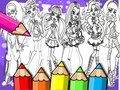 Παιχνίδι Βιβλίο Ζωγραφικής Monster High σε απευθείας σύνδεση Παιχνίδι Βιβλίο Ζωγραφικής Monster High σε απευθείας σύνδεση