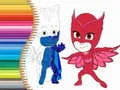 Παιχνίδι Βιβλίο ζωγραφικής PJ Masks σε απευθείας σύνδεση Παιχνίδι Βιβλίο ζωγραφικής PJ Masks σε απευθείας σύνδεση
