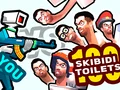 Παιχνίδι Εσύ κατά 100 Τουαλέτες Skibidi σε απευθείας σύνδεση