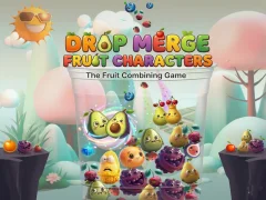 Παιχνίδι Drop Merge Fruit Characters σε απευθείας σύνδεση