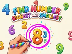 Παιχνίδι Find Number Biggest and Smallest σε απευθείας σύνδεση