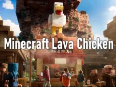Παιχνίδι Κοτόπουλο Lava Minecraft σε απευθείας σύνδεση