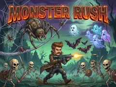 Παιχνίδι Monster Man Rush σε απευθείας σύνδεση
