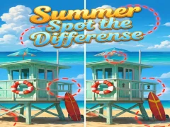 Παιχνίδι Summer Spot the Differense σε απευθείας σύνδεση