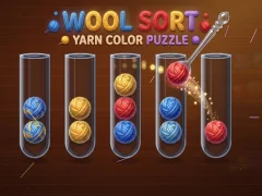 Παιχνίδι Wool Sort Yarn Color Puzzle σε απευθείας σύνδεση