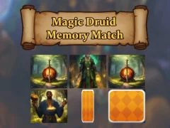 Παιχνίδι Magic Druid Memory Match σε απευθείας σύνδεση