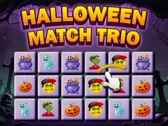 Παιχνίδι Halloween Match Trio σε απευθείας σύνδεση
