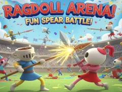 Παιχνίδι Ragdoll Arena! Διασκεδαστική Μάχη με δόρυ! σε απευθείας σύνδεση