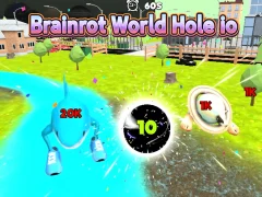 Παιχνίδι Brainrot World Hole io σε απευθείας σύνδεση