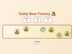 Παιχνίδι Teddy Bear Factory σε απευθείας σύνδεση