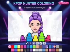 Παιχνίδι Χρωματισμός Kpop Hunter σε απευθείας σύνδεση