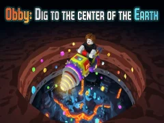 Παιχνίδι Obby: Σκάψτε στο κέντρο της Γης σε απευθείας σύνδεση