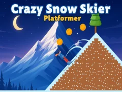 Παιχνίδι Crazy Snow Skier: Platformer σε απευθείας σύνδεση