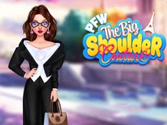 Παιχνίδι PFW το μεγάλο ώμο Couture σε απευθείας σύνδεση