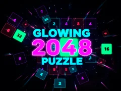 Παιχνίδι Παζλ Glowing 2048 σε απευθείας σύνδεση