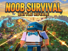 Παιχνίδι Noob Survival: Battle Royale σε απευθείας σύνδεση