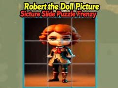Παιχνίδι Ο Robert the Doll Picture Slide Puzzle Frenzy σε απευθείας σύνδεση