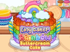 Παιχνίδι Tiny Baker: Rainbow Buttercream Cake σε απευθείας σύνδεση