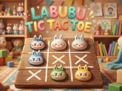 Παιχνίδι Labubu Tic Tac Toe σε απευθείας σύνδεση