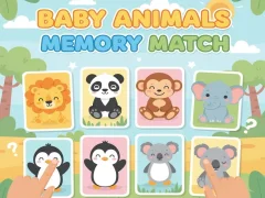 Παιχνίδι Ταίριασμα μνήμης Baby Animals σε απευθείας σύνδεση Παιχνίδι Ταίριασμα μνήμης Baby Animals σε απευθείας σύνδεση